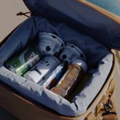 Kelty 14L Folding Cooler - Dull Gold/Deep Teal -Kelty Camping Shop kelty 14l folding cooler dull gold deep teal 11