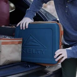 Kelty 14L Folding Cooler - Dull Gold/Deep Teal -Kelty Camping Shop kelty 14l folding cooler dull gold deep teal 12