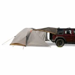 Kelty Caboose 4 Person Tailgate Tent - Smoke/Beluga/Dull Gold -Kelty Camping Shop kelty caboose 4 person tailgate tent smoke beluga dull gold 12