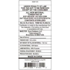 Kelty Cosmic 20 Deg 550 Down Sleeping Bag, Long Size, Right-Hand -Kelty Camping Shop kelty cosmic 20 deg 550 down sleeping bag long size right hand 130