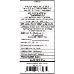 Kelty Cosmic 20 Deg 550 Down Sleeping Bag, Regular Size, Right-Hand -Kelty Camping Shop kelty cosmic 20 deg 550 down sleeping bag regular size right hand 133