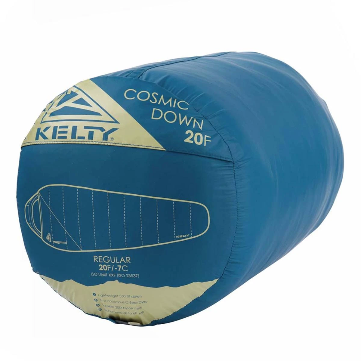 Kelty Cosmic 20 Deg 550 Down Sleeping Bag, Short Size, Right-Hand 7 Kelty Cosmic 20 Deg 550 Down Sleeping Bag, Short Size, Right-Hand - Image 5
