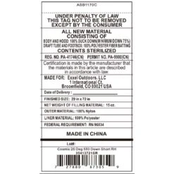 Kelty Cosmic 20 Deg 550 Down Sleeping Bag, Short Size, Right-Hand 13 Kelty Cosmic 20 Deg 550 Down Sleeping Bag, Short Size, Right-Hand -Kelty Camping Shop kelty cosmic 20 deg 550 down sleeping bag short size right hand 132