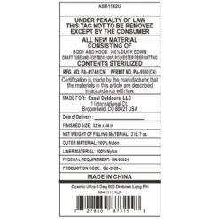 Kelty Cosmic Ultra 0 Deg 800 DriDown Sleeping Bag, Long Size, Right-Hand 13 Kelty Cosmic Ultra 0 Deg 800 DriDown Sleeping Bag, Long Size, Right-Hand -Kelty Camping Shop kelty cosmic ultra 0 deg 800 dridown sleeping bag long size right hand 128