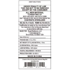 Kelty Cosmic Ultra 20 Deg 800 DriDown Sleeping Bag, Regular Size, Right-Hand 13 Kelty Cosmic Ultra 20 Deg 800 DriDown Sleeping Bag, Regular Size, Right-Hand -Kelty Camping Shop kelty cosmic ultra 20 deg 800 dridown sleeping bag regular size right hand 131