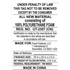 Kelty Galactic Self Inflating Rectangular Sleeping Pad -Kelty Camping Shop kelty galactic self inflating rectangular sleeping pad 98