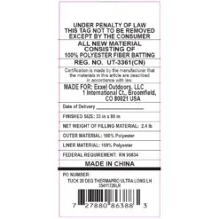 Kelty Tuck 20 Deg Thermapro Ultra Sleeping Bag, Long Size, Left-Hand 13 Kelty Tuck 20 Deg Thermapro Ultra Sleeping Bag, Long Size, Left-Hand -Kelty Camping Shop kelty tuck 20 deg thermapro ultra sleeping bag long size left hand 136