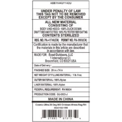 Kelty Womens Cosmic Ultra 20 Deg 800 DriDown Sleeping Bag, Regular Size, Right-Hand -Kelty Camping Shop kelty women s cosmic ultra 20 deg 800 dridown sleeping bag regular size right hand 106